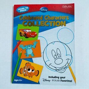 Disney Walter Foster Learn To Draw Book Celebrated Characters Collection Pixar